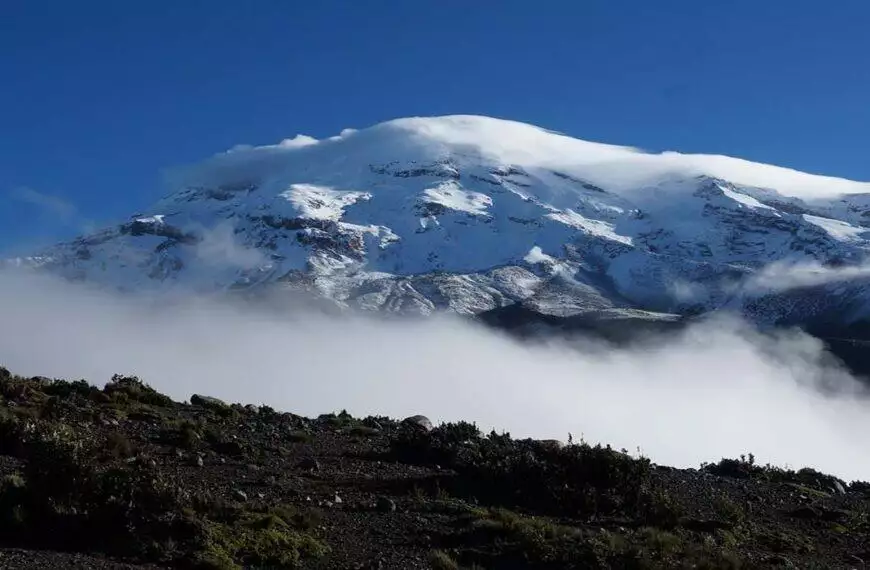 Main volcanoes in Ecuador