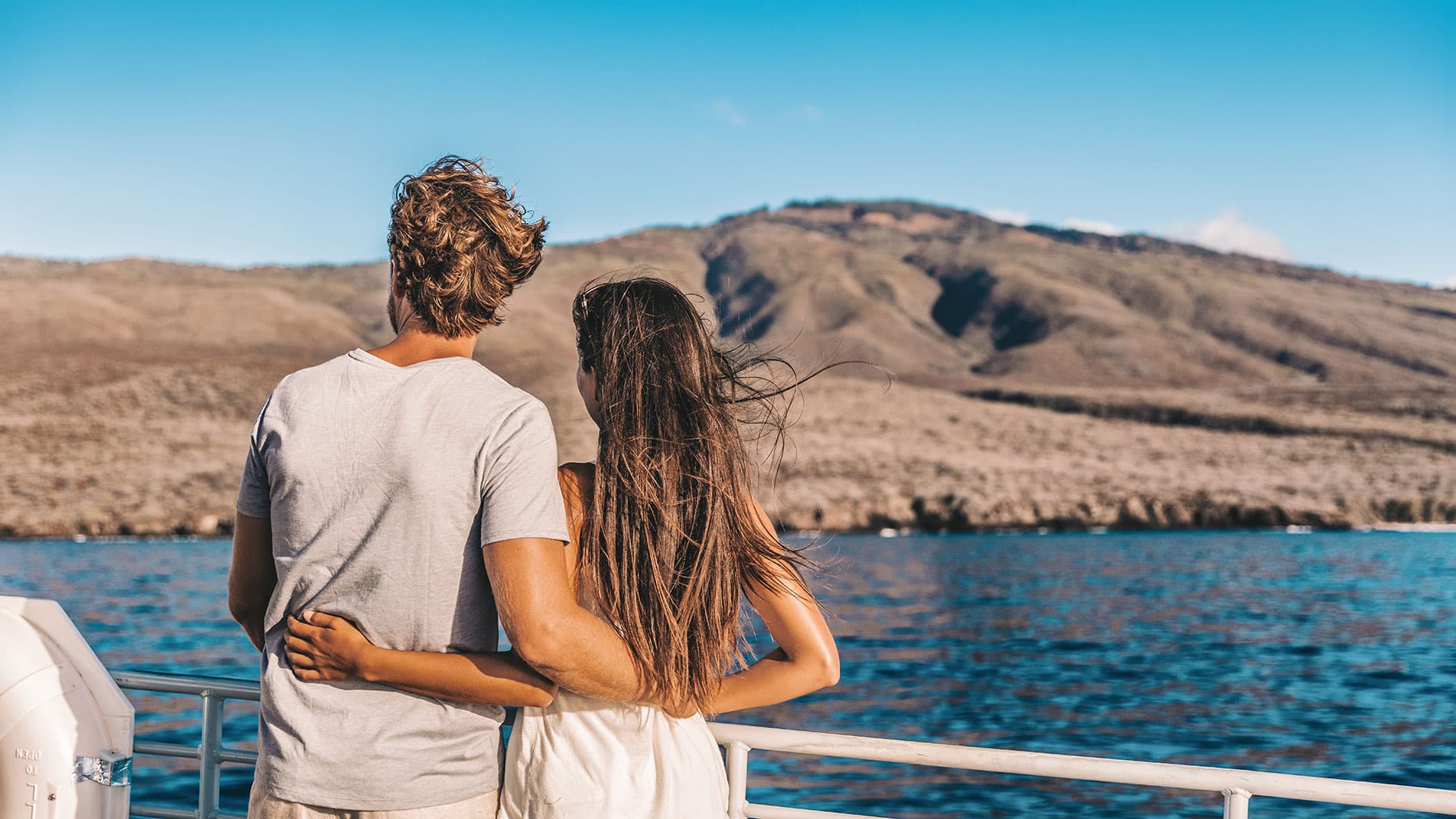 Couple enjoying on a Galapagos Luxury Cruise