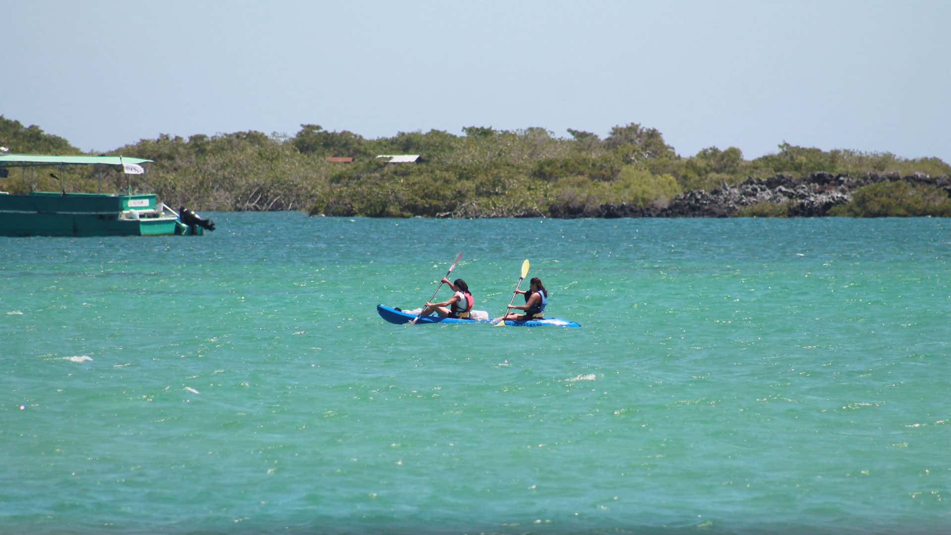 Family Kayaking in the Galapagos Islands